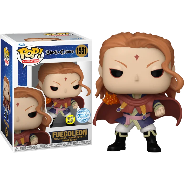 Figurka Funko POP! Black Clover Fuegoleon 1551 Glow Exclusive