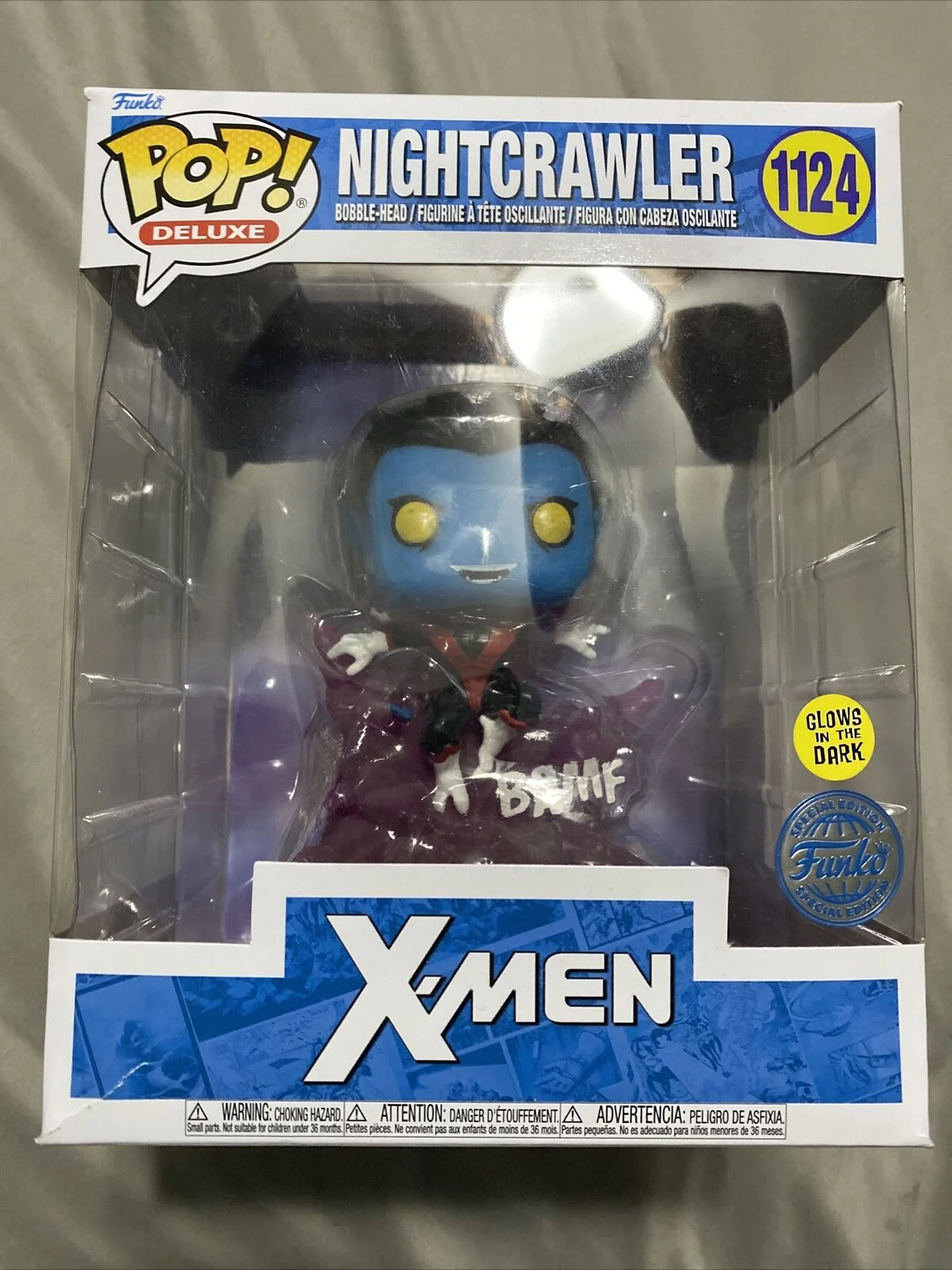 Figurka Funko POP Deluxe Marvel: Teleporting Nightcrawler Glow in the dark 1124 Exclusive