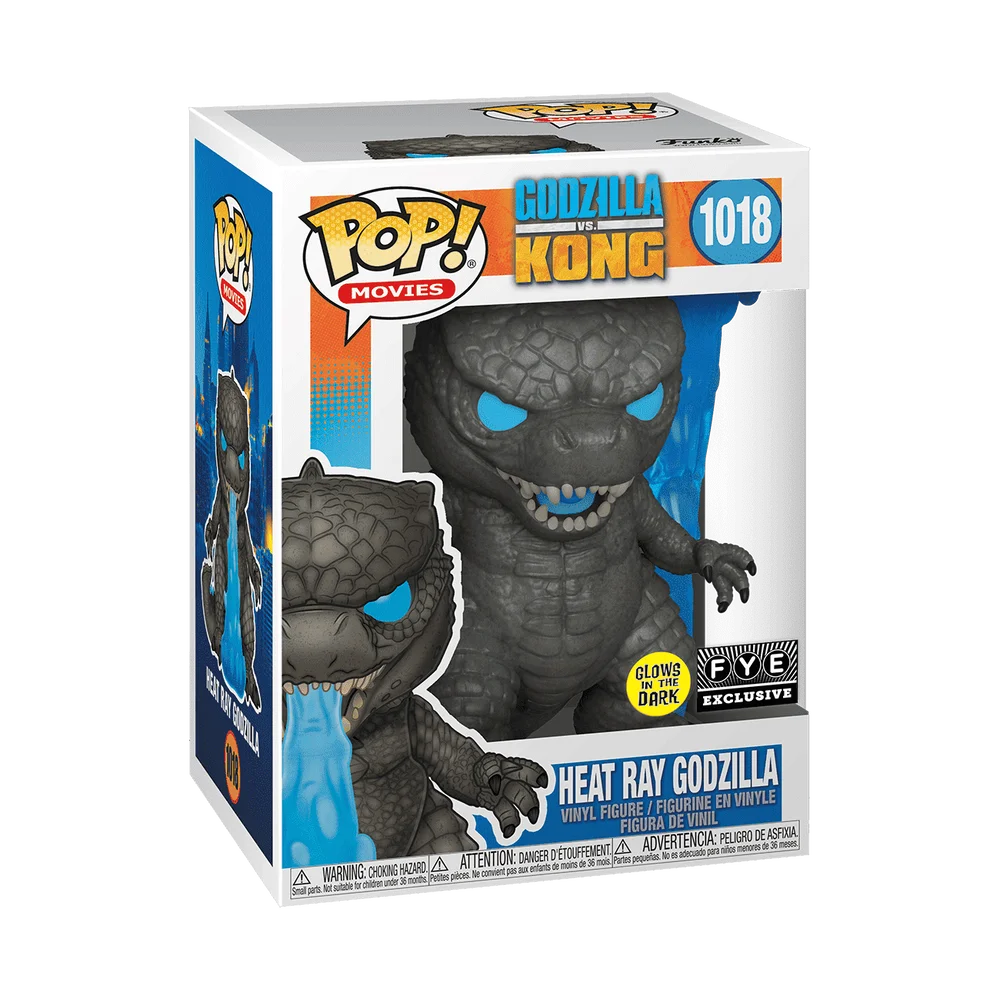 Funko POP! Godzilla Movies:ZillaVsKng-Heat Ray Godzilla(GW) 1018 (Glow) *Na zamówienie