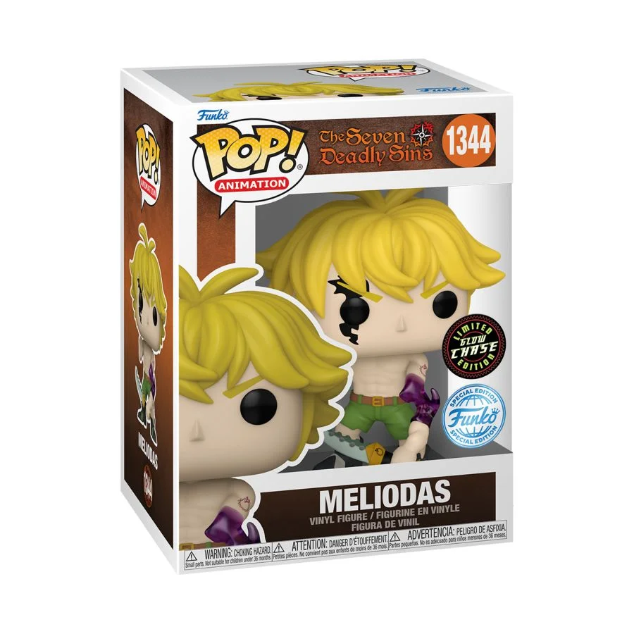 Figurka Funko POP! Seven Deadly Sins Meliodas (Demon Mode) Chase Special Edition #1344 – zdjęcie 3