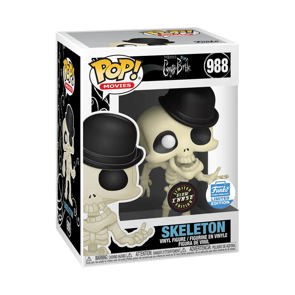 Funko POP! Corpse Bride Skeleton - Corpse Bride 988 (Chase) *Na zamówienie