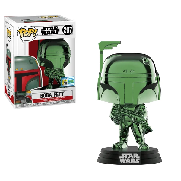 Funko POP! Star Wars Boba Fett (Green, Chrome) 297 (Exclusive) *Na zamówienie