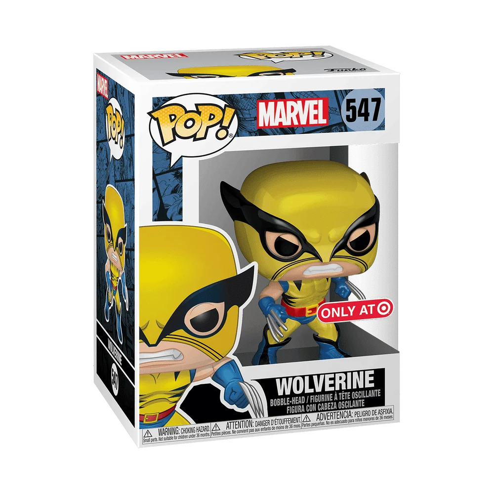 Funko POP! Marvel N4S POP&Tee: Marvel- Wolverine(MT)(POP) 547 (Metallic) *Na zamówienie
