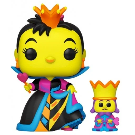 Figurka Funko POP Alice in Wonderland: Queen with King (Blacklight) 1063 Exc – zdjęcie 2