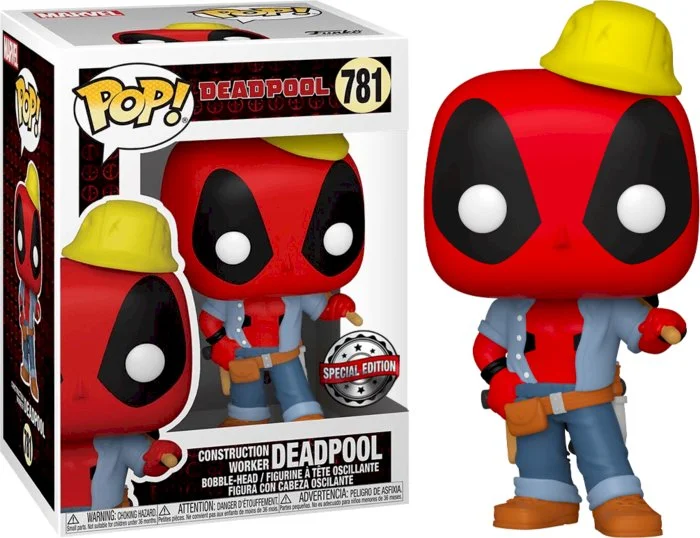 Figurka Deadpool: Funko POP Construction Worker Deadpool 781 Exc