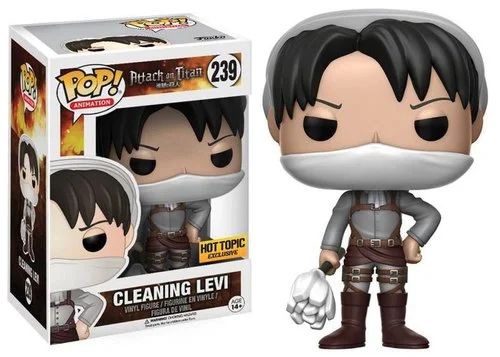 Figurka Funko POP Attack on Titan -  Cleaning Levi [1 Language] Hot Topic #239* Na zamówienie