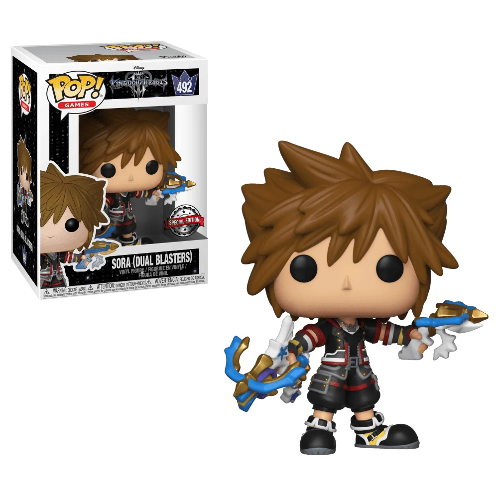 Funko POP! Kingdom Hearts KH3 - Sora w/Dual Blasters 492 (Exclusive) *Na zamówienie
