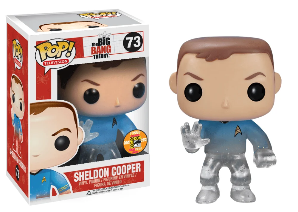 Funko POP! Big Bang Theory Sheldon Star Trek Fade SDCC 2013 73 (SDCC) *Na zamówienie