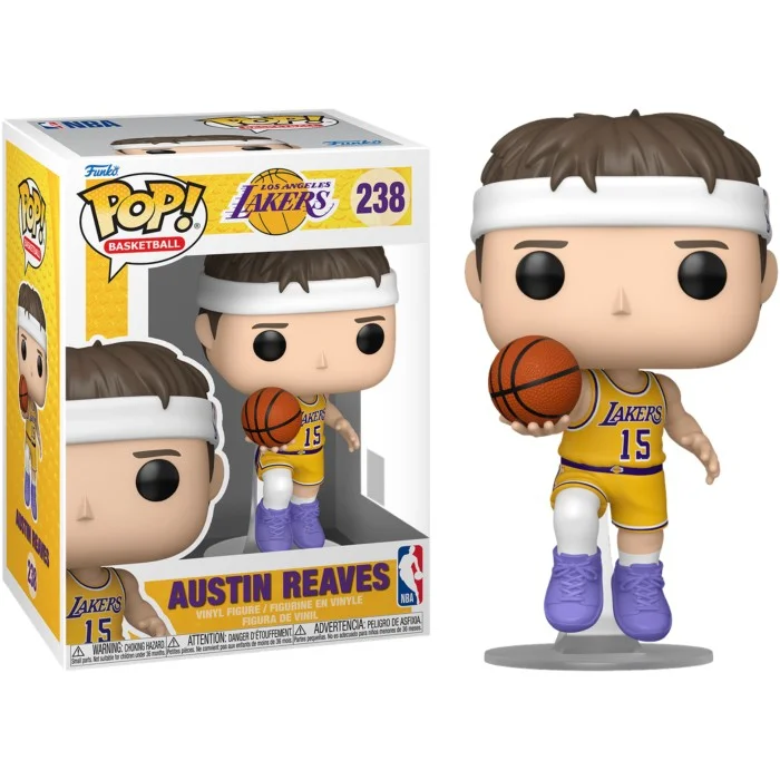 Funko POP! NBA Basketball - Austin Reaves (Yellow Icon Jersey) Los Angeles Lakers #238
