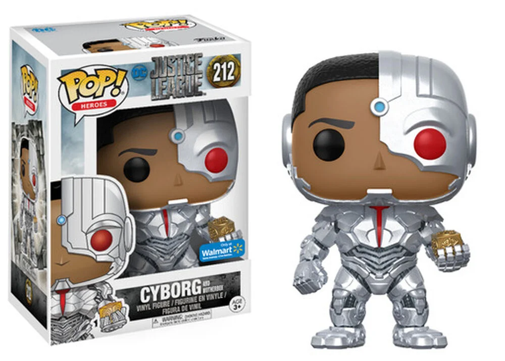 Funko POP! DC Comics JL - Cyborg w/ Mother Box 212 (Exclusive) *Na zamówienie