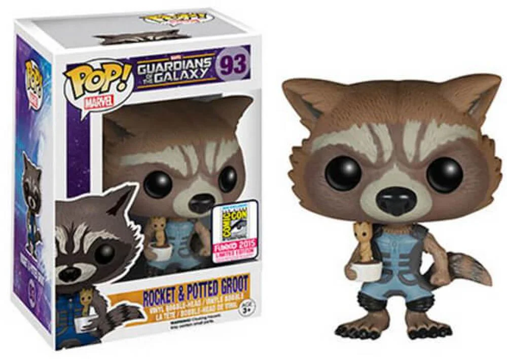 Funko POP! Marvel GOTG - Nova Suit Rocket w/Baby Groot SDCC 93 (SDCC) *Na zamówienie