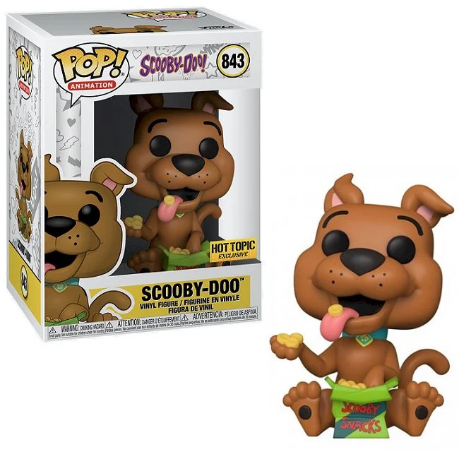 Figurka Funko pop Scooby-Doo with Snacks 843 Hot Topc Exc *Na zamówienie – zdjęcie 3