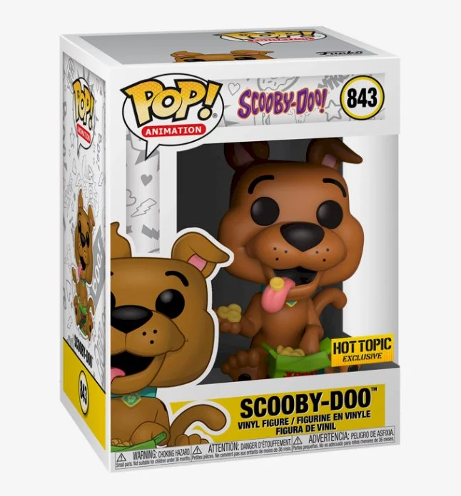 Figurka Funko pop Scooby-Doo with Snacks 843 Hot Topc Exc *Na zamówienie – zdjęcie 2