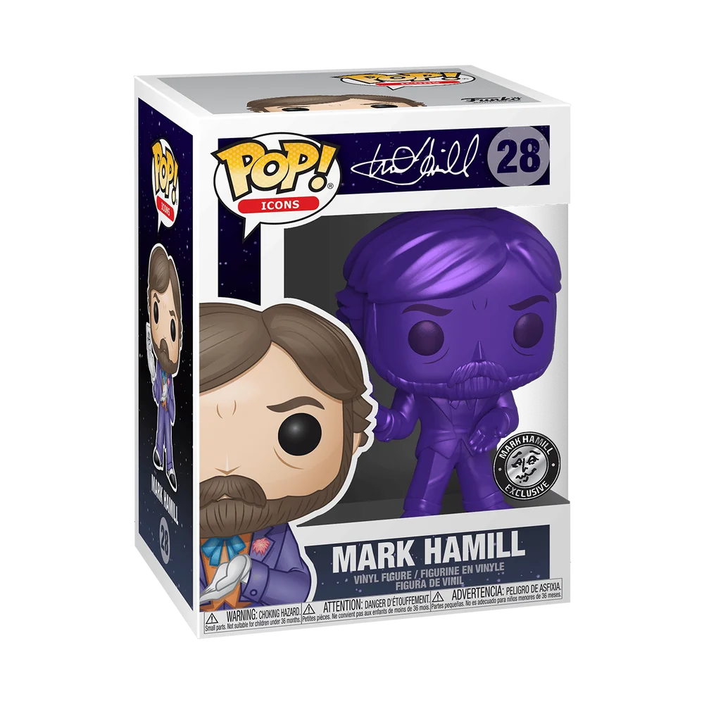Funko POP! Mark Hamill Icons: Mark Hamill in Suit (PU) (MT) 28 (Metallic) *Na zamówienie