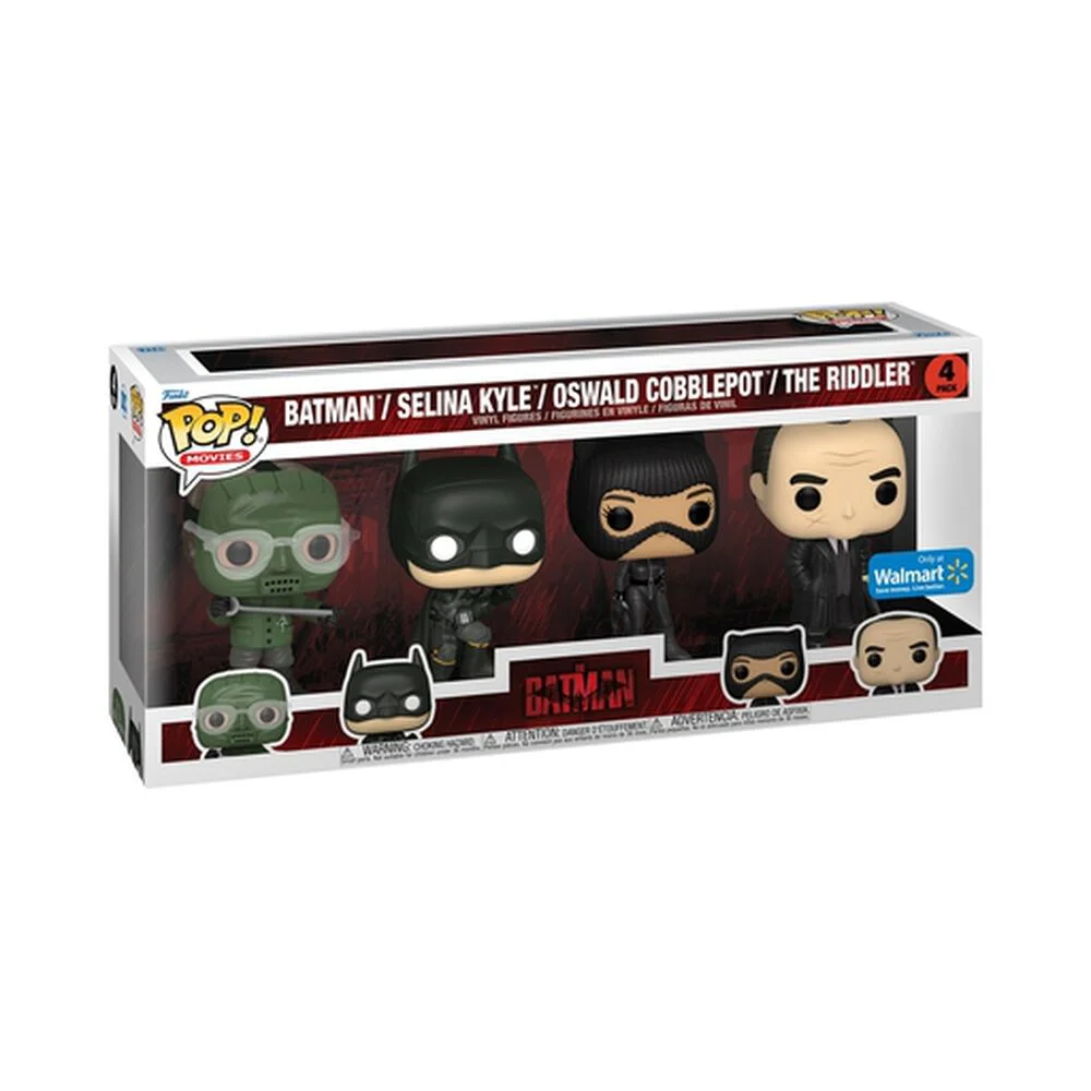 Funko POP! DC Comics Batman / Selina Kyle / Oswald Cobblepot / Riddler - 4 Pack (Exclusive) *Na zamówienie