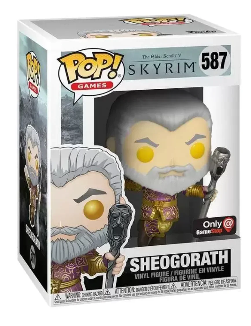 Figurka Funko POP! The Elder Scrolls V Skyrim Sheogorath with Wabbajack Metallic Gamestop #587 *Na zamówienie – zdjęcie 2