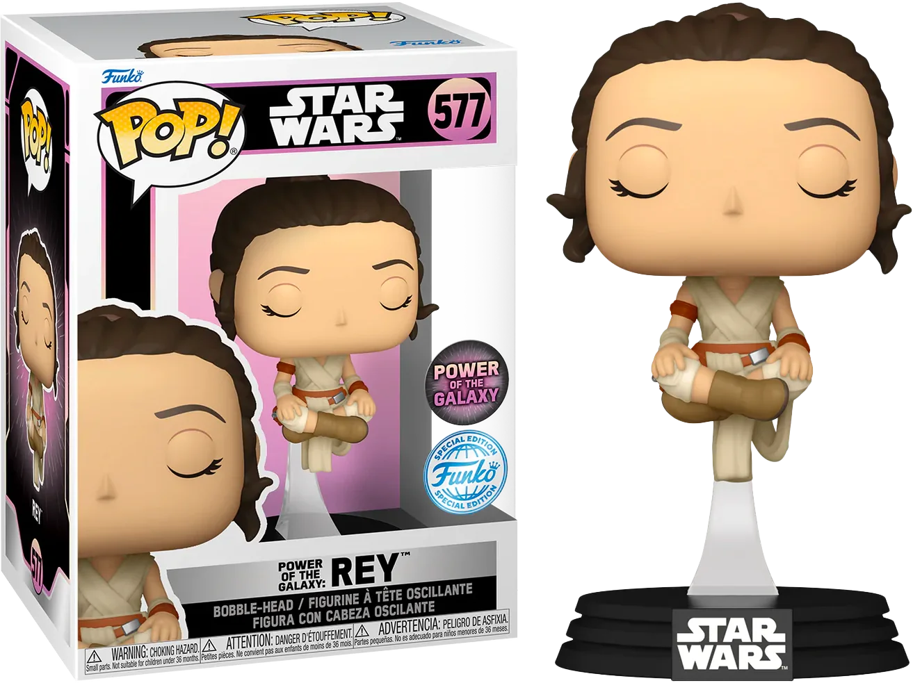 Figurka Funko POP Star Wars - Power of the Galaxy: Rey 577