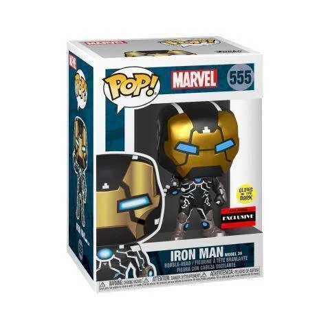 Figurka Funko POP! Marvel Iron Man (Model 39) Glow AAA Anime #555 – zdjęcie 2