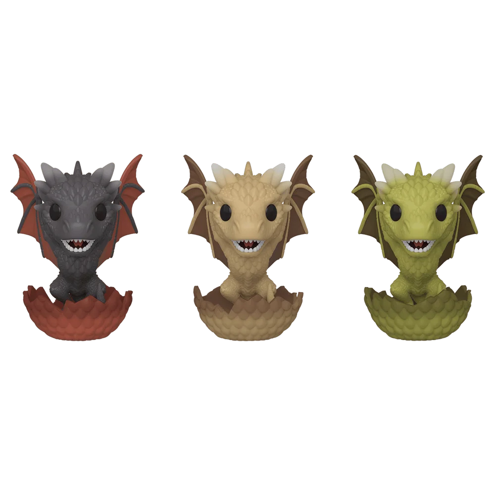 Funko POP! Game of Thrones Drogon, Viserion, Rhaegal 3-Pack (Exclusive) *Na zamówienie