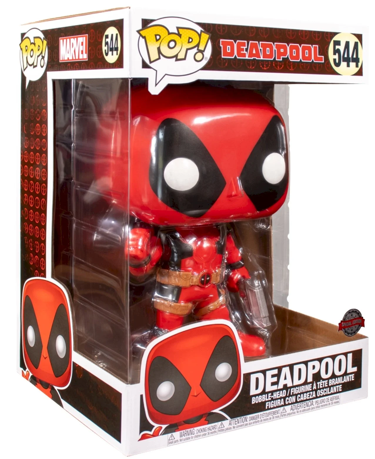 Figurka Deadpool: Funko POP Deadpool Thumbs Up Red 544 Exclusive *Na zamówienie – zdjęcie 2