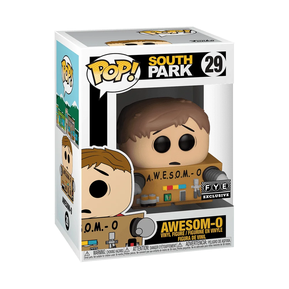 Funko POP! South Park Animation: SP- Awesom-O(Unmasked) 29 (FYE) *Na zamówienie
