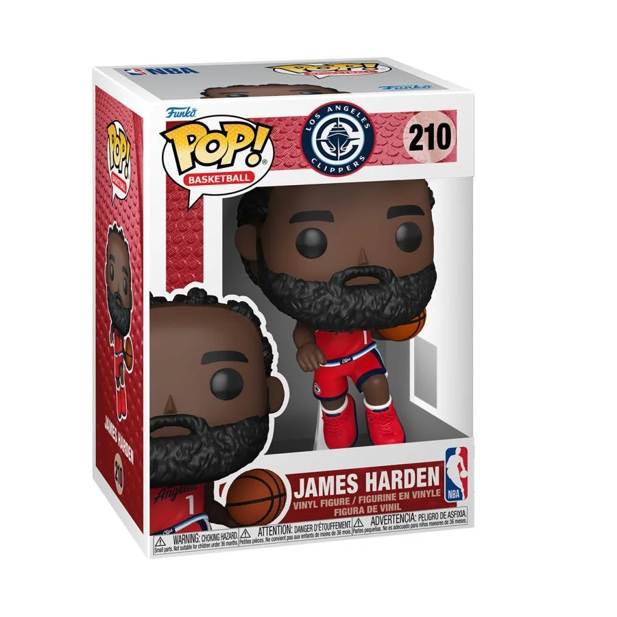 Funko POP! NBA Basketball - James Harden (Los Angeles Clippers) 210
