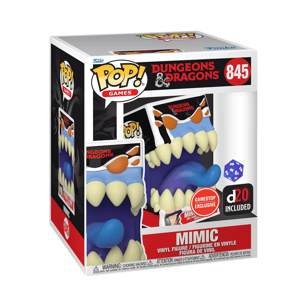 Funko POP! Dungeons & Dragons Super & Die: D&D- Mimic 845 (Exclusive) *Na zamówienie