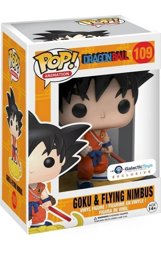 Figurka Dragon Ball Funko POP! Goku and Flying Nimbus 109 Galactic Toys Exclusive *Na zamówienie – zdjęcie 3