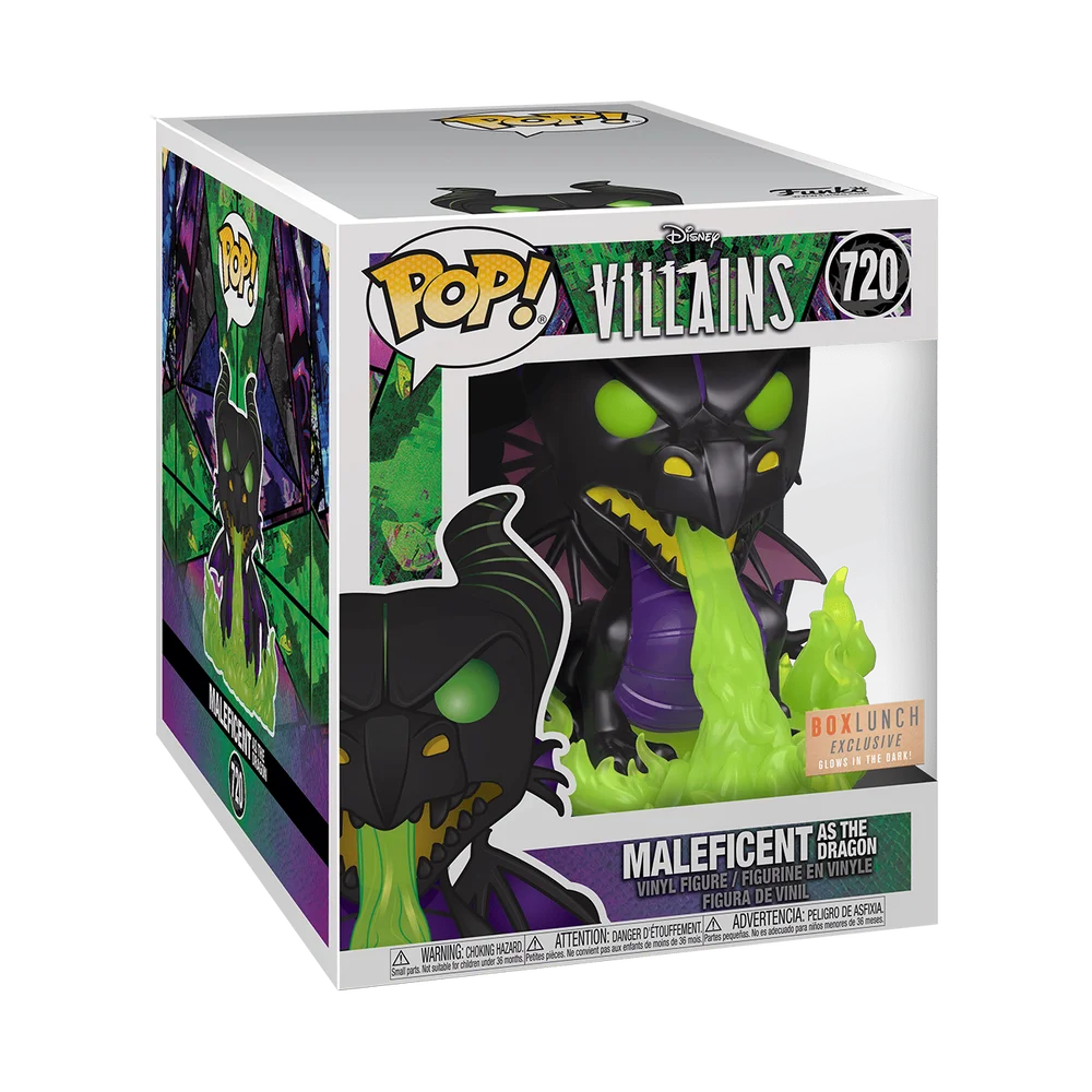 Funko POP! Disney Disney: Villains - Dragonw/Flames 6" (MT)(GW) 720 (Metallic) *Na zamówienie