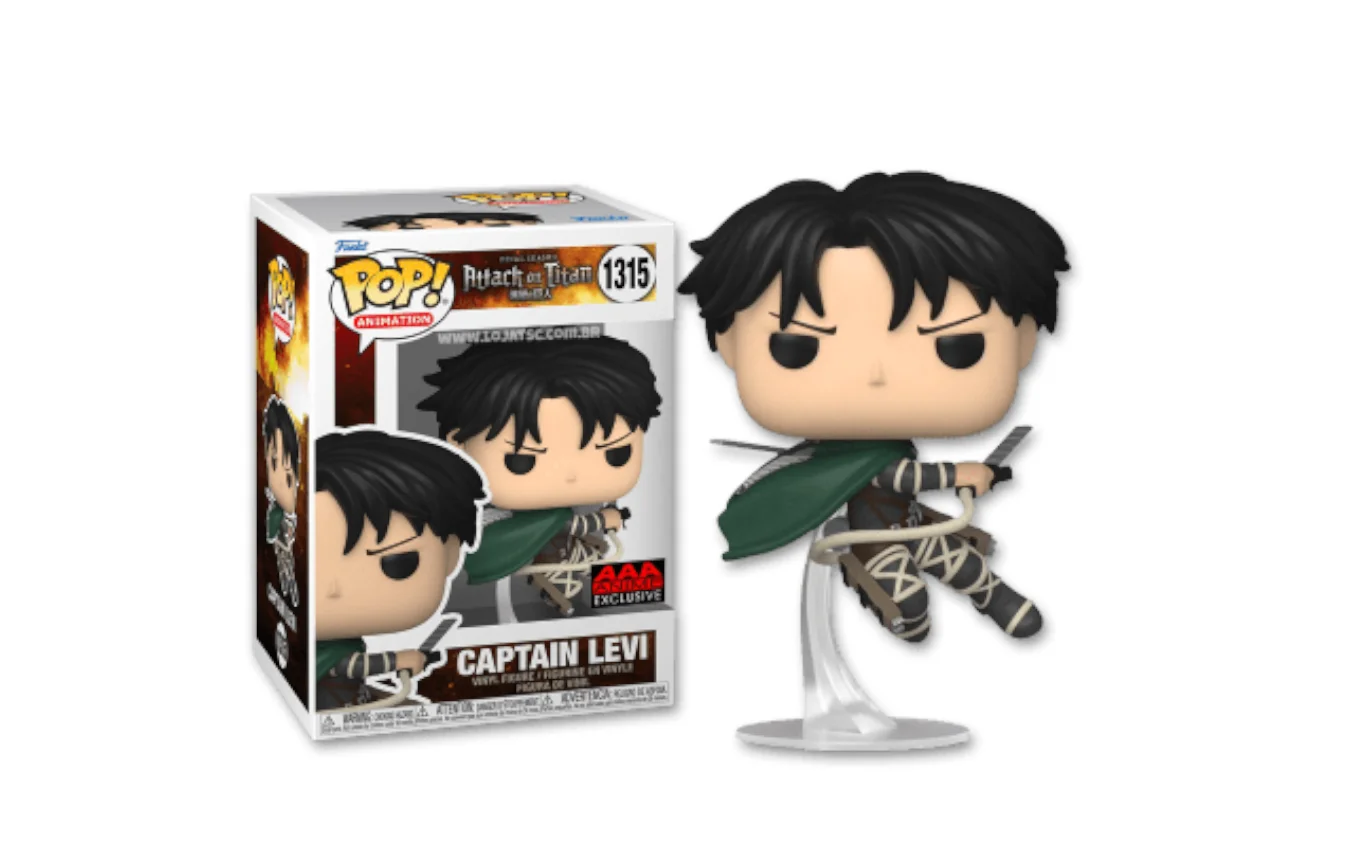 Funko POP Attack on Titan: Captain Levi Ackerman 1315 AAA Exclusive *Na zamówienie