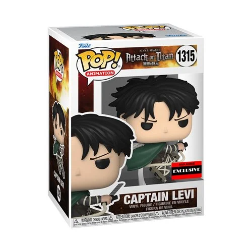 Figurka Funko POP Attack on Titan: Captain Levi Ackerman 1315 AAA Exclusive *Na zamówienie – zdjęcie 3