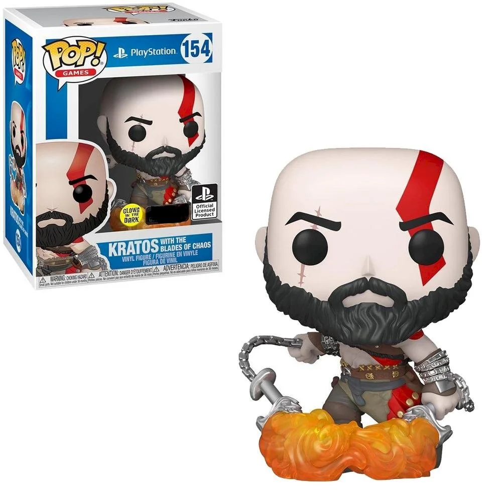 Figurka Funko POP God of War: KRATOS WITH BLADES 154 Glow* Na zamówienie