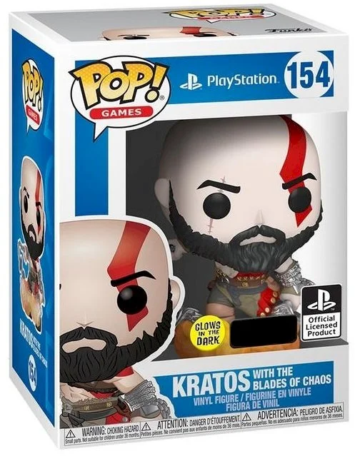 Figurka Funko POP God of War: KRATOS WITH BLADES 154 Glow* Na zamówienie – zdjęcie 2
