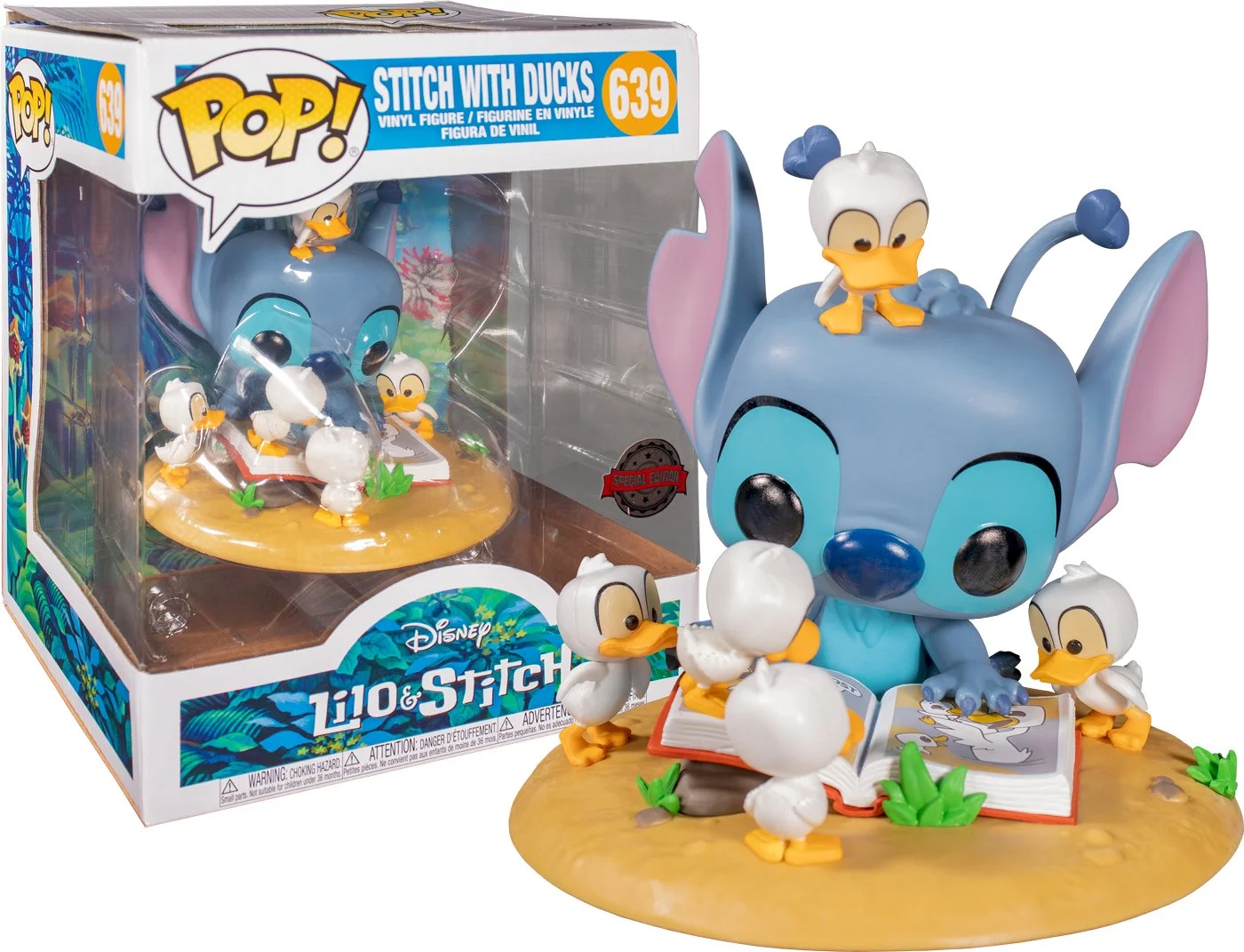 Figurka Lilo i Stitch Funko POP! Stitch with Ducks 639 *Na zamówienie – zdjęcie 2