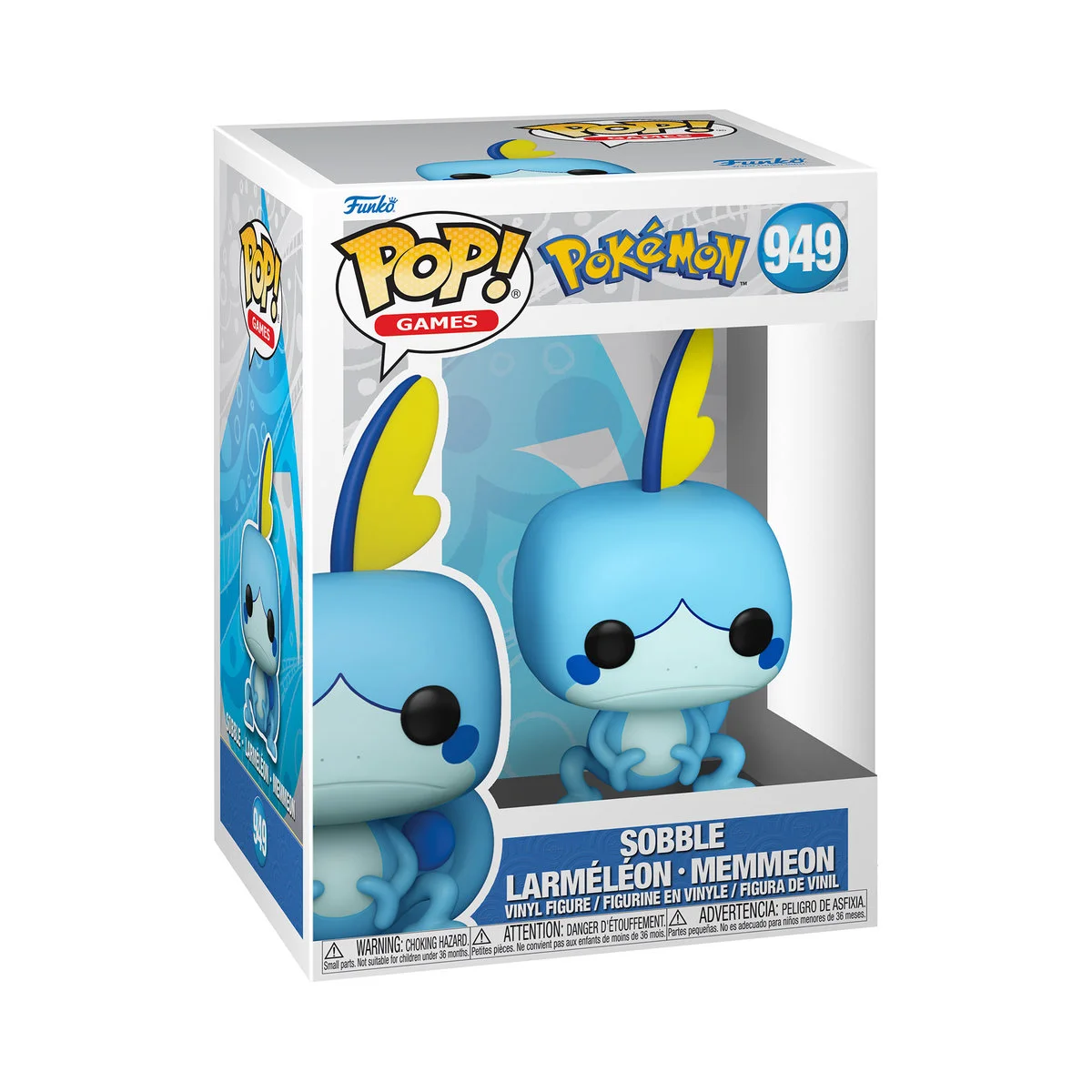 Figurka Funko Pop! Games: Pokemon - Sobble Larmeleon Memmeleon #949 – zdjęcie 2