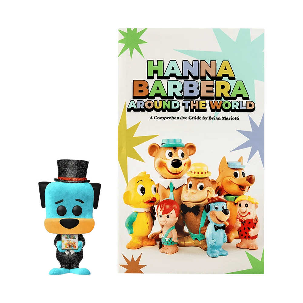 Funko POP! Hanna-Barbera Around the World Book and Huckleberry Hound (Diamond & Flocked) Pop! Bundle 1153 (Flocked) *Na 