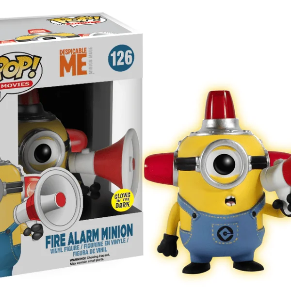 Funko POP! Despicable Me 2 - Fire Alarm Minon (Glow in the Dark) 126 (Glow) *Na zamówienie