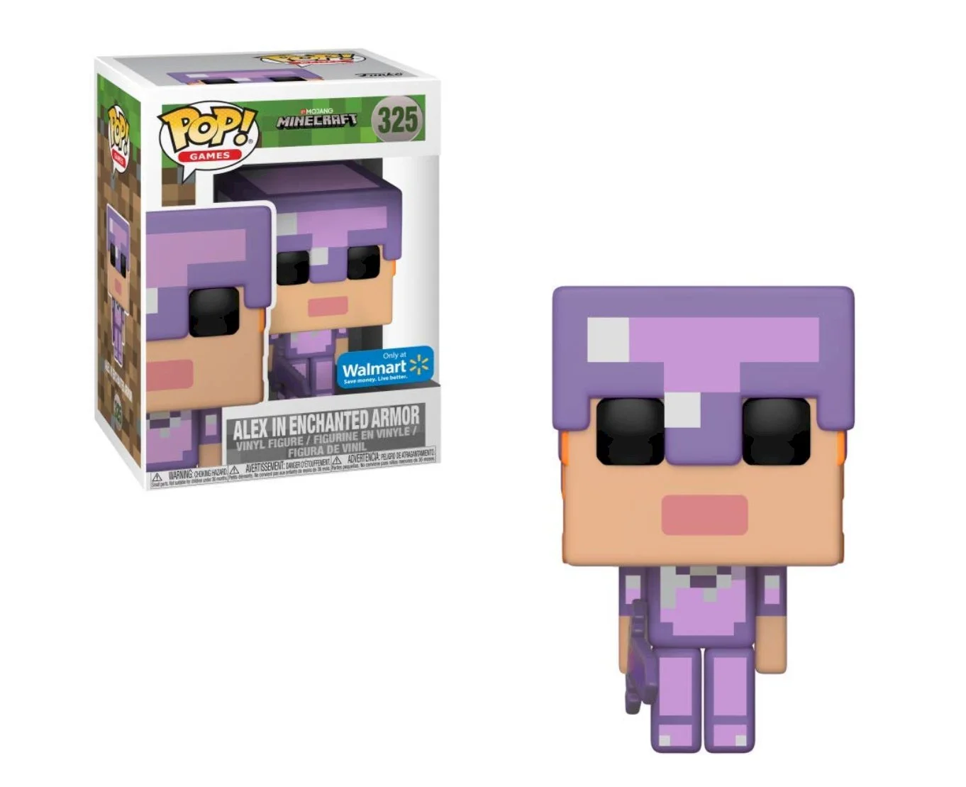 Figurka Minecraft Funko POP ALEX in ENCHANTED ARMOR 325 *Na zamówienie – zdjęcie 3