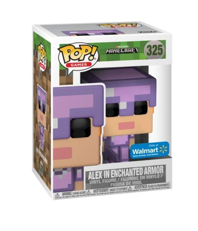 Figurka Minecraft Funko POP ALEX in ENCHANTED ARMOR 325 *Na zamówienie – zdjęcie 2