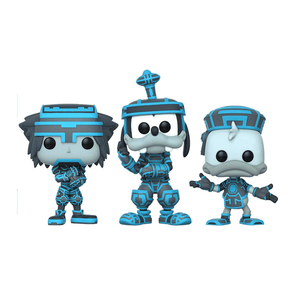 Funko POP! Kingdom Hearts 3 Pack - Sora, Goofy, and Donald (Tron) (Chase) *Na zamówienie