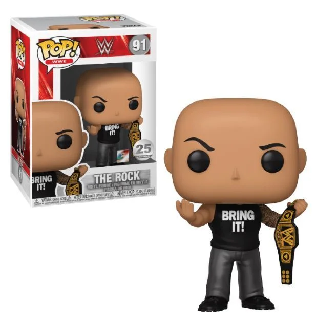 Figurka Funko POP! Wwe The Rock (25 Year Anniversary) (Entertainment Earth) #91 *Na zamówienie