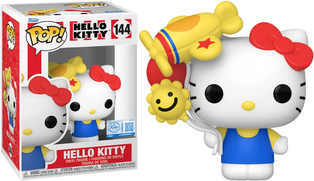 Figurka Funko POP! Hello Kitty & Friends - Hello Kitty with Airplane Balloon #144 Special Edition
