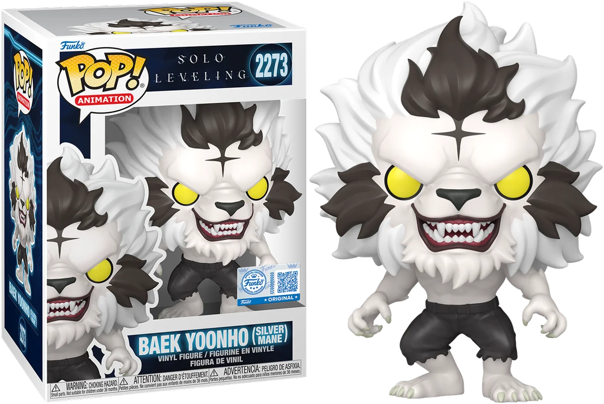 Figurka Funko POP! Solo Leveling - Baek Yoonho (Silver Mane) #2273 Funko Special Edition