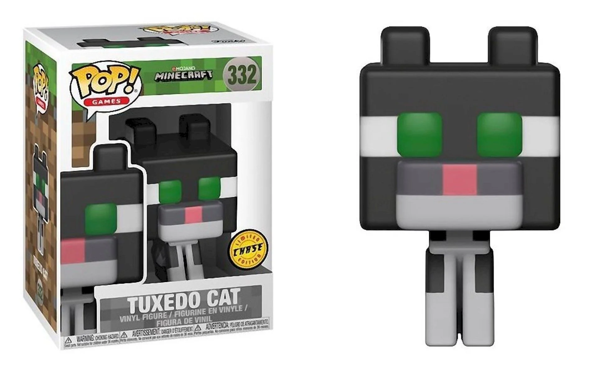 Figurka Minecraft Funko POP Tuxedo Cat 332 *Na zamówienie – zdjęcie 3
