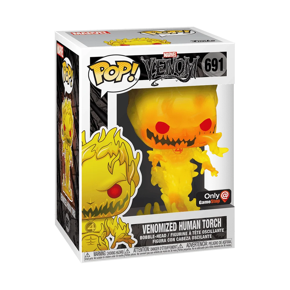 Funko POP! Marvel N4S GSB: Venom/FF- Human Torch(POP) 691 (Exclusive) *Na zamówienie