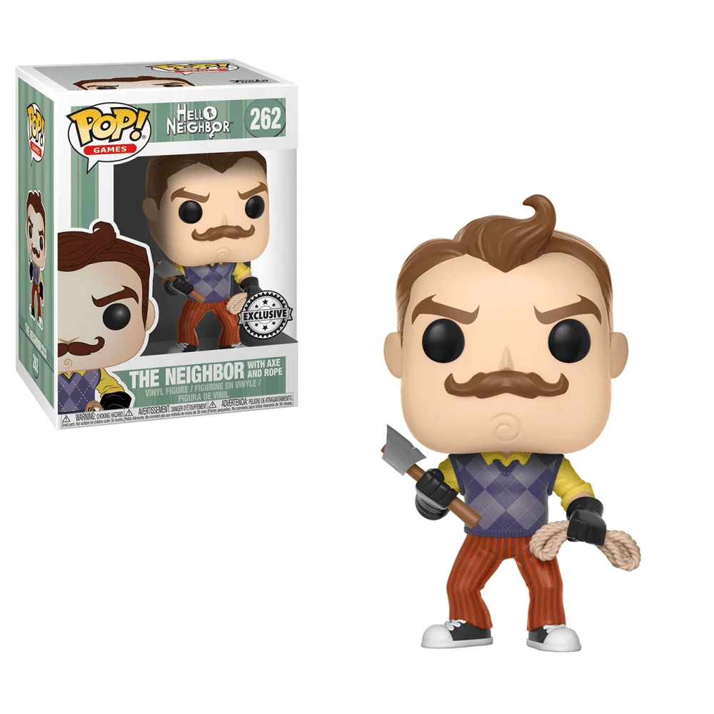Funko POP! Hello Neighbor The Neighbor with axe and rope 262 (Exclusive) *Na zamówienie