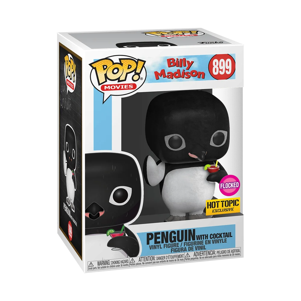 Funko POP! Billy Madison Movies: Billy Madison - Penguin w/Cocktail (FL) (HT) 899 (Flocked) *Na zamówienie