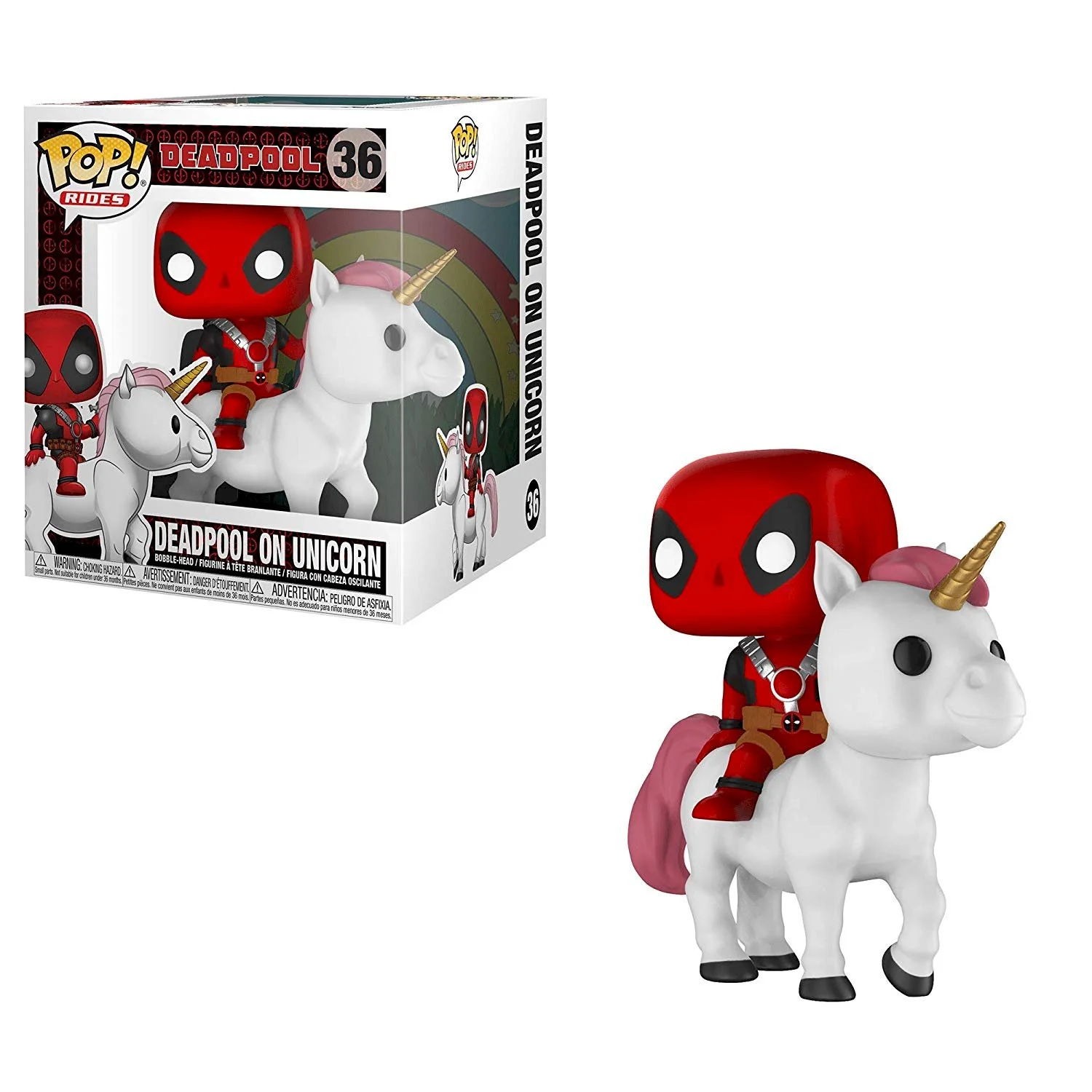 Figurka Deadpool: Funko POP Deadpool On Unicorn 36 Exclusive *Na zamówienie – zdjęcie 3