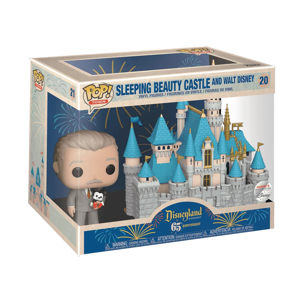 Funko POP! Disney Town: Disneyland 65- Castle w/Walt (DIS) 20 (Exclusive) *Na zamówienie