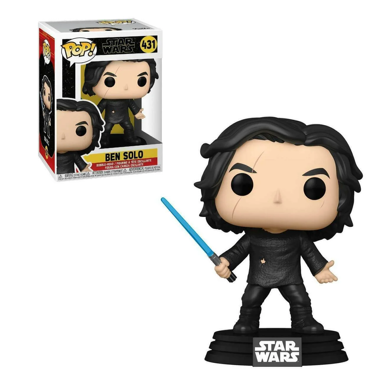Funko POP! Star Wars The Rise of Skywalker Ben Solo with Blue Saber #431